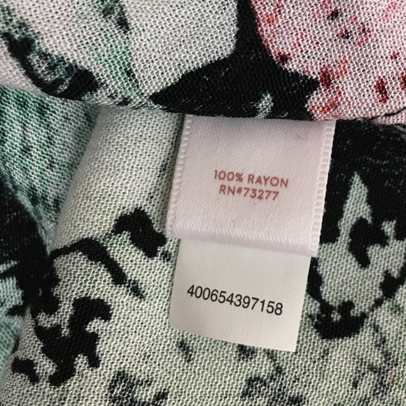 LC Lauren Conrad Floral Tunic Size XL - Picture 5 of 5